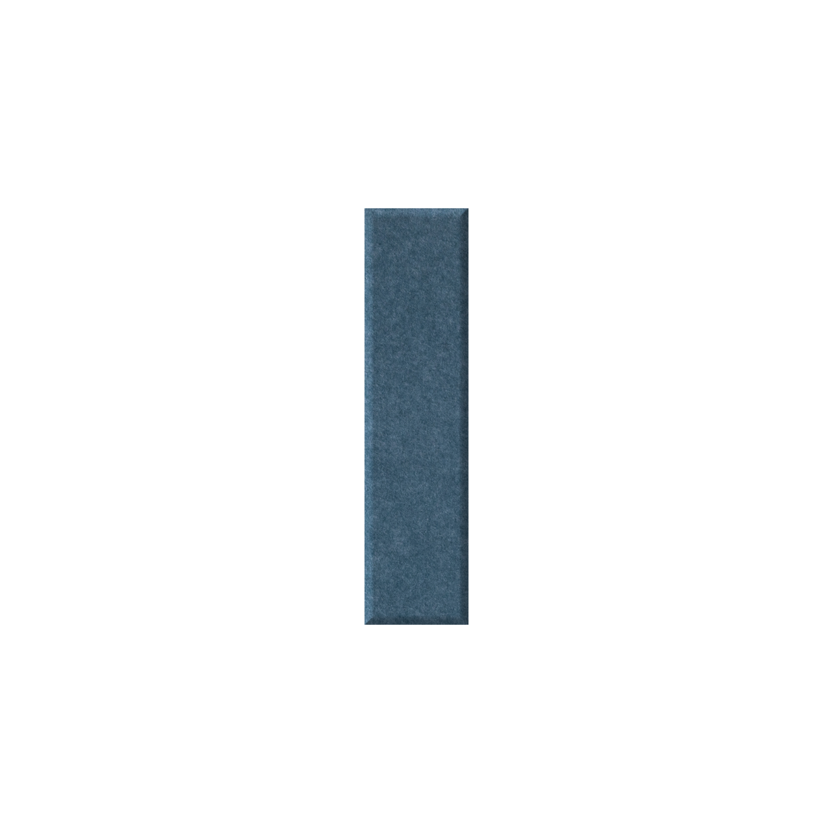 A single vertical rectangular swatch showing a textured slate blue color on a solid white background.