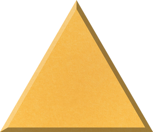 Mustard Small Triangle Tile