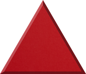 Scarlet Small Triangle Tile