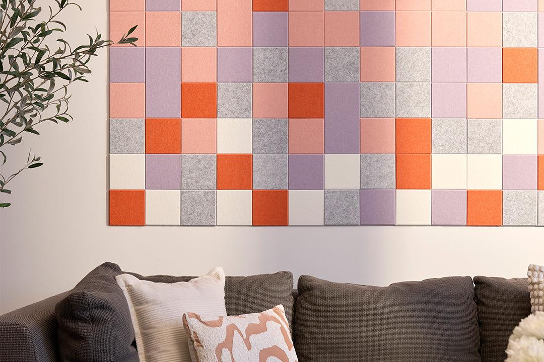 Horizontal Grapefruit Sparkly Wall Art