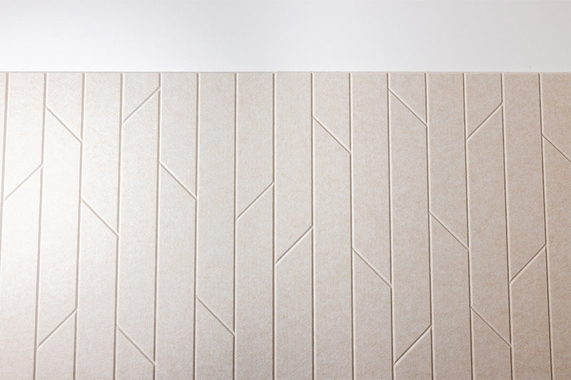 Close up engraved Latte Felt Right tile