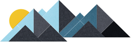 /Sunrise Over Cool Mountain Range Design
