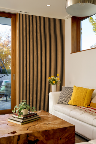Two-Pack Teak Wood Slat Wall