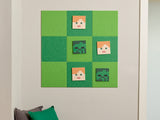 Minecraft™ Alex Tic-Tac-Toe Green