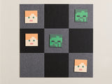 Minecraft™ Alex Tic-Tac-Toe Black
