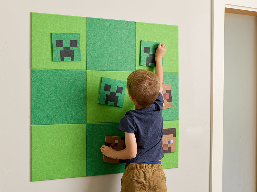Minecraft™ Steve Tic-Tac-Toe Green