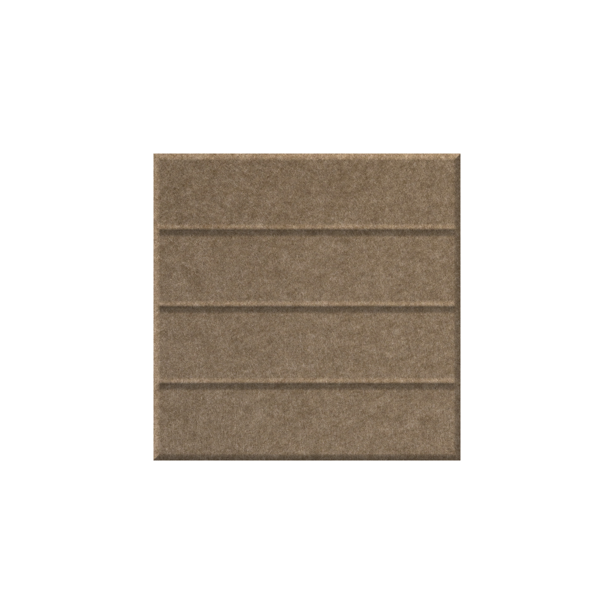 A square brown textured tile or panel with a four-quadrant grid pattern, shown on a plain white background.