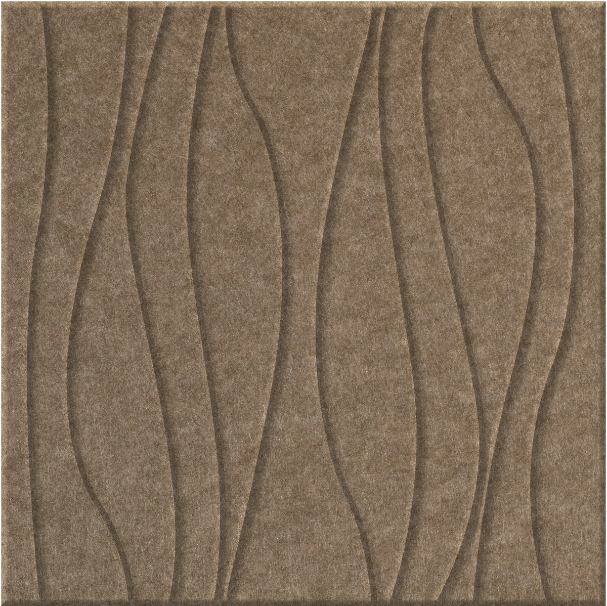 Timber 9mm Engraved River felt sample with wavy vertical grooves