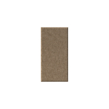 A rectangular brown textured sample card centered on a plain white background.