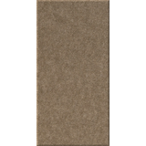 A rectangular brown textured felt or carpet-like swatch shown flat against a white background.