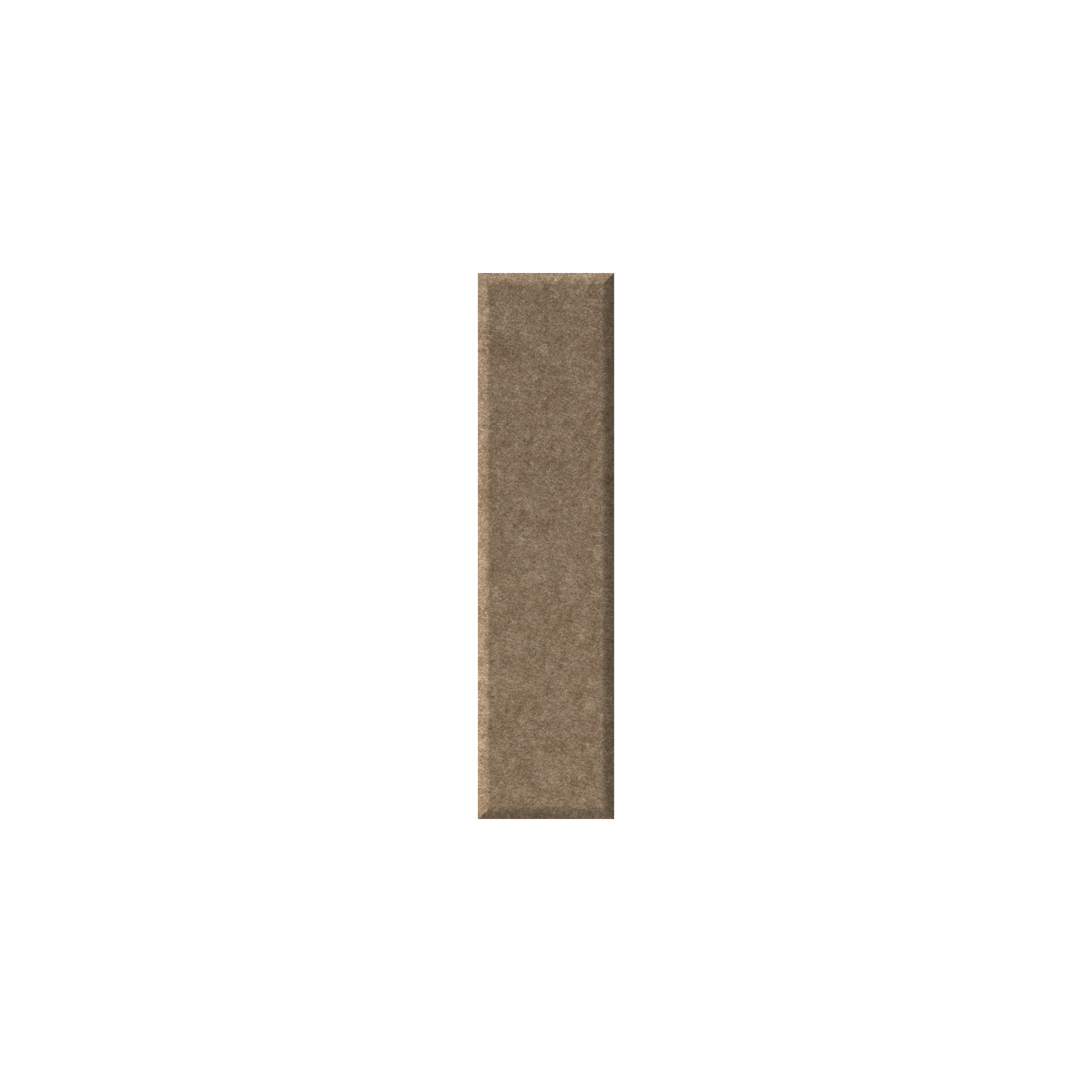 A small red, irregularly shaped glossy object centered on a solid black background.