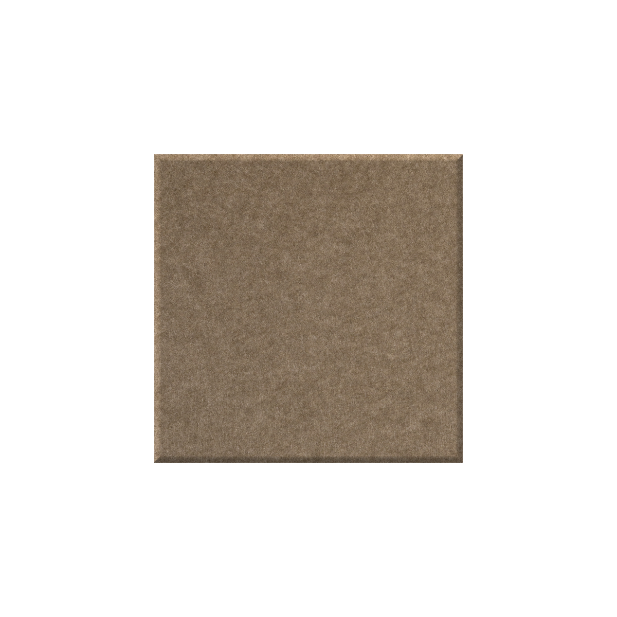 A square textured material swatch in a warm taupe-brown color, centered on a plain white background.