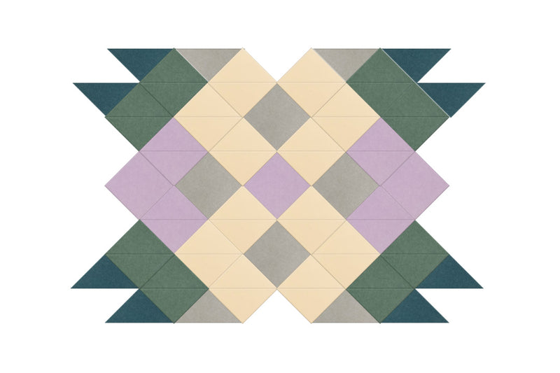 Multicolor Tucson flower Felt Right design made from sound-dampening acoustic felt panels