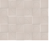 Ivory Zen Garden engraved felt wall panel design