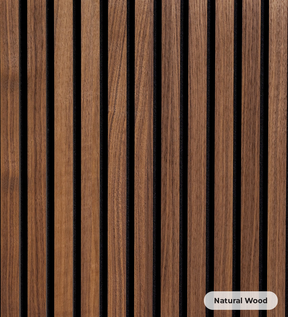 Walnut Acoustic Wood Slat | Ceiling Panels | Felt Right | felt right
