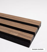 Walnut Wood Slat Ceiling Panel