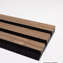 Walnut Wood Slat 2'x2' Ceiling Panel