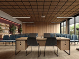 Walnut Wood Slat Ceiling Panel