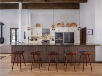 Two-Pack Walnut Wood Slat Wall