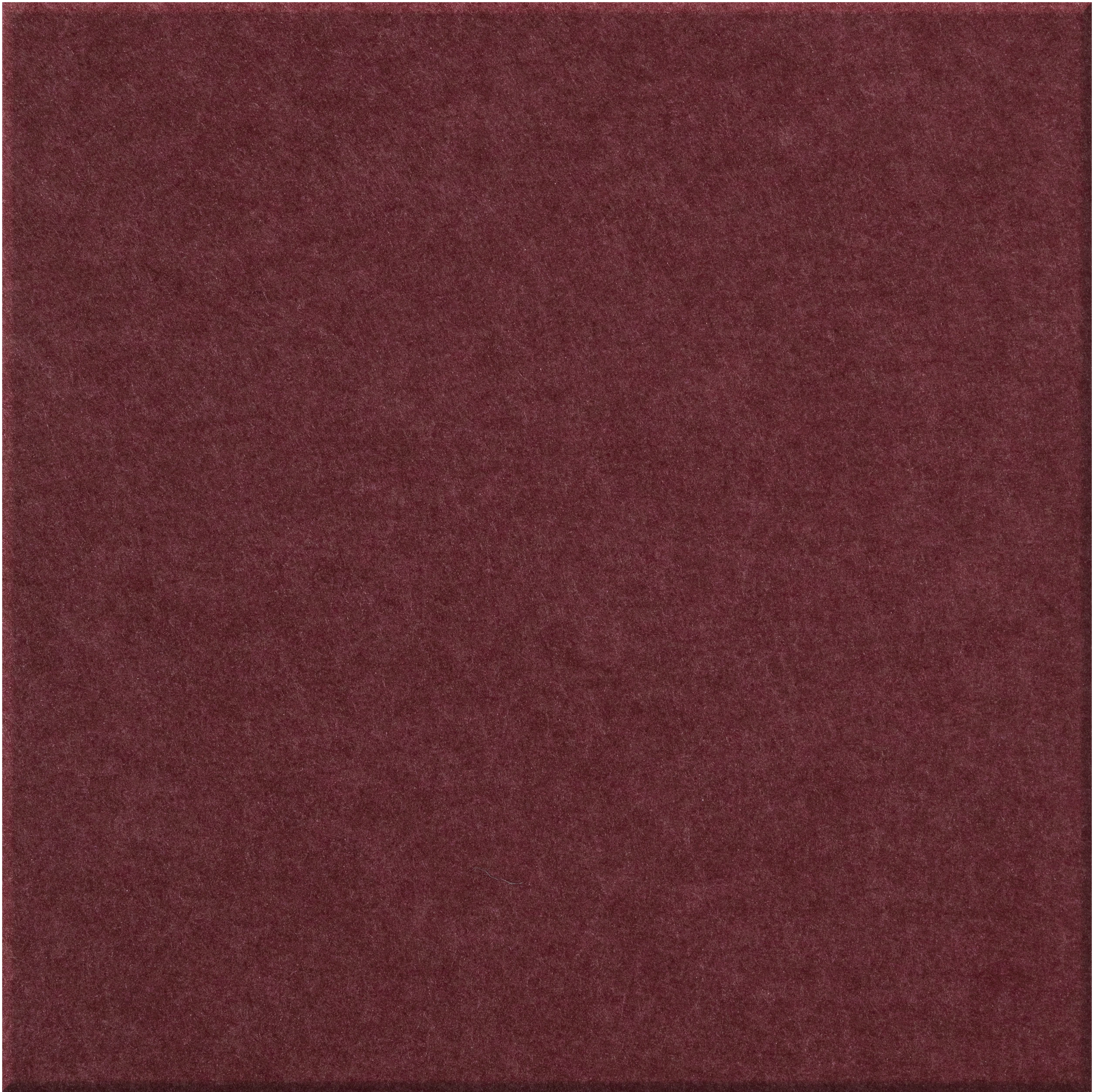 Deep burgundy square tile with matte textured finish.