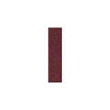 A single vertical rectangular swatch of textured burgundy fabric on a solid white background.
