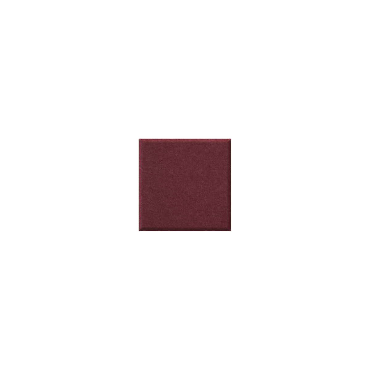 A square color swatch showing a textured, deep burgundy or maroon shade, centered on a plain white background.