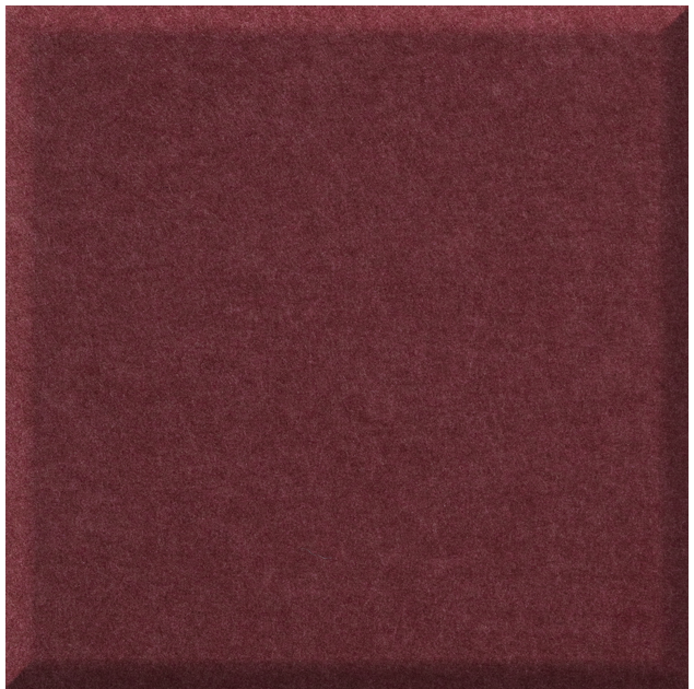 Deep burgundy tile with matte finish and subtle speckled texture.