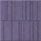 Wisteria 9mm Engraved Offset felt sample with staggered vertical grooves