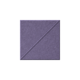 A square purple textured panel with a diagonal seam, shown on a plain white background.