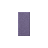 A vertical rectangular swatch of textured purple material centered on a plain white background.