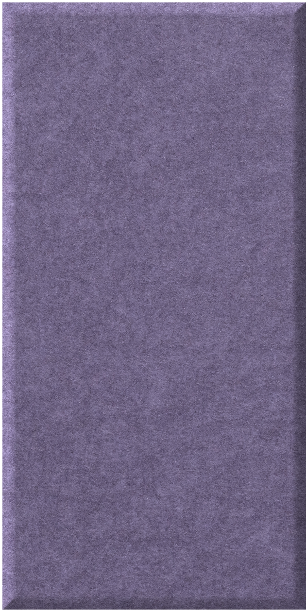 Purple ceramic tile with matte finish and subtle texture variation.