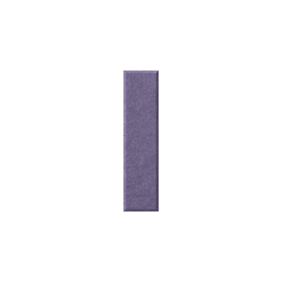 A single rectangular purple textured tile or swatch centered on a plain white background.