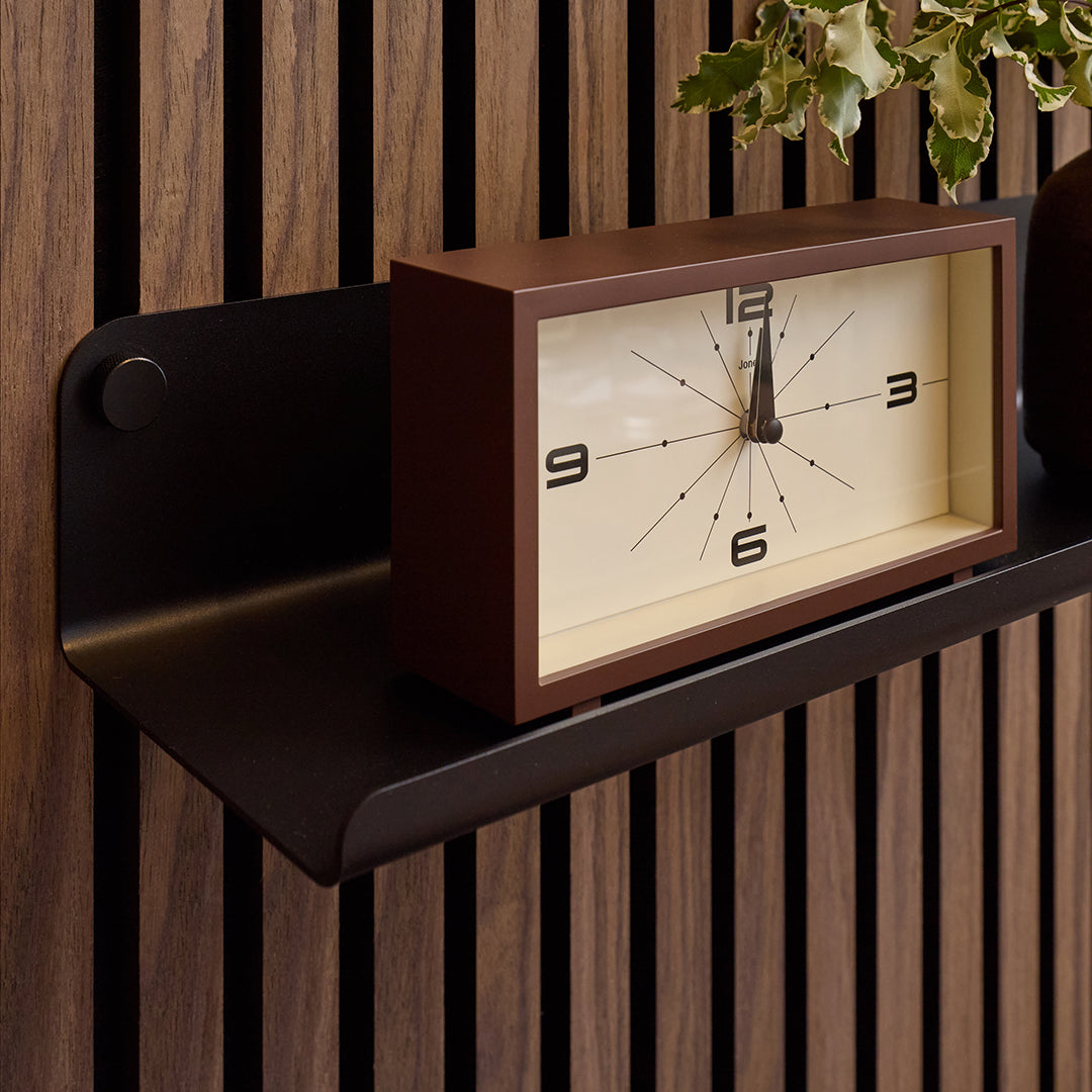Wood Slat Wall Shelf