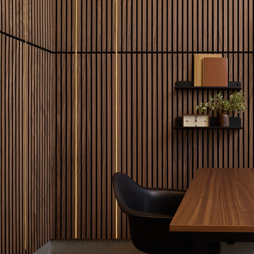 Wood Slat Lighting