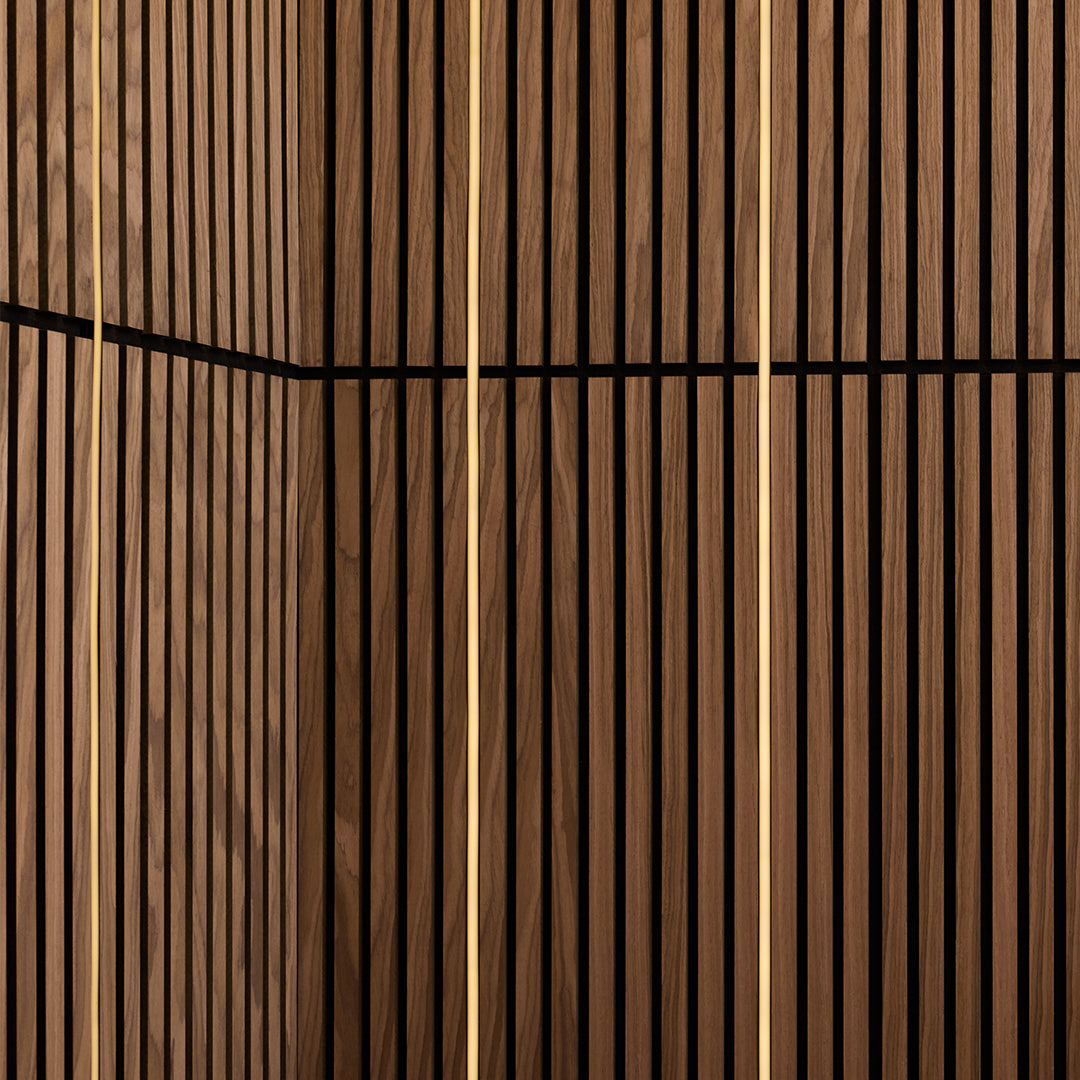 Wood Slat Lighting