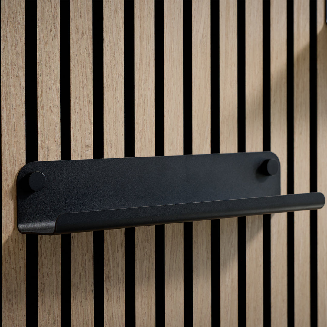 Wood Slat Wall Shelf