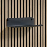 Wood Slat Wall Shelf