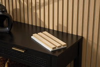 Two-Pack Oak/Latte Wood Slat Wall