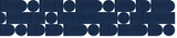 Navy blue geometric pattern with white circles and curved shapes arranged in repeating rows.