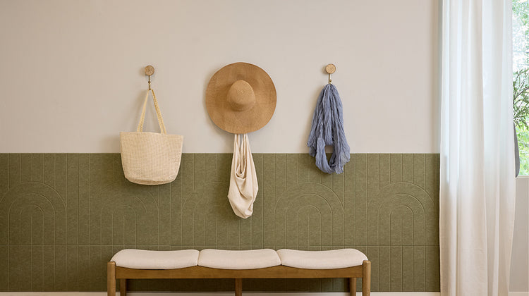 Olive Zen Wainscoting