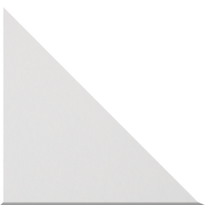 Zinc 90° Triangle