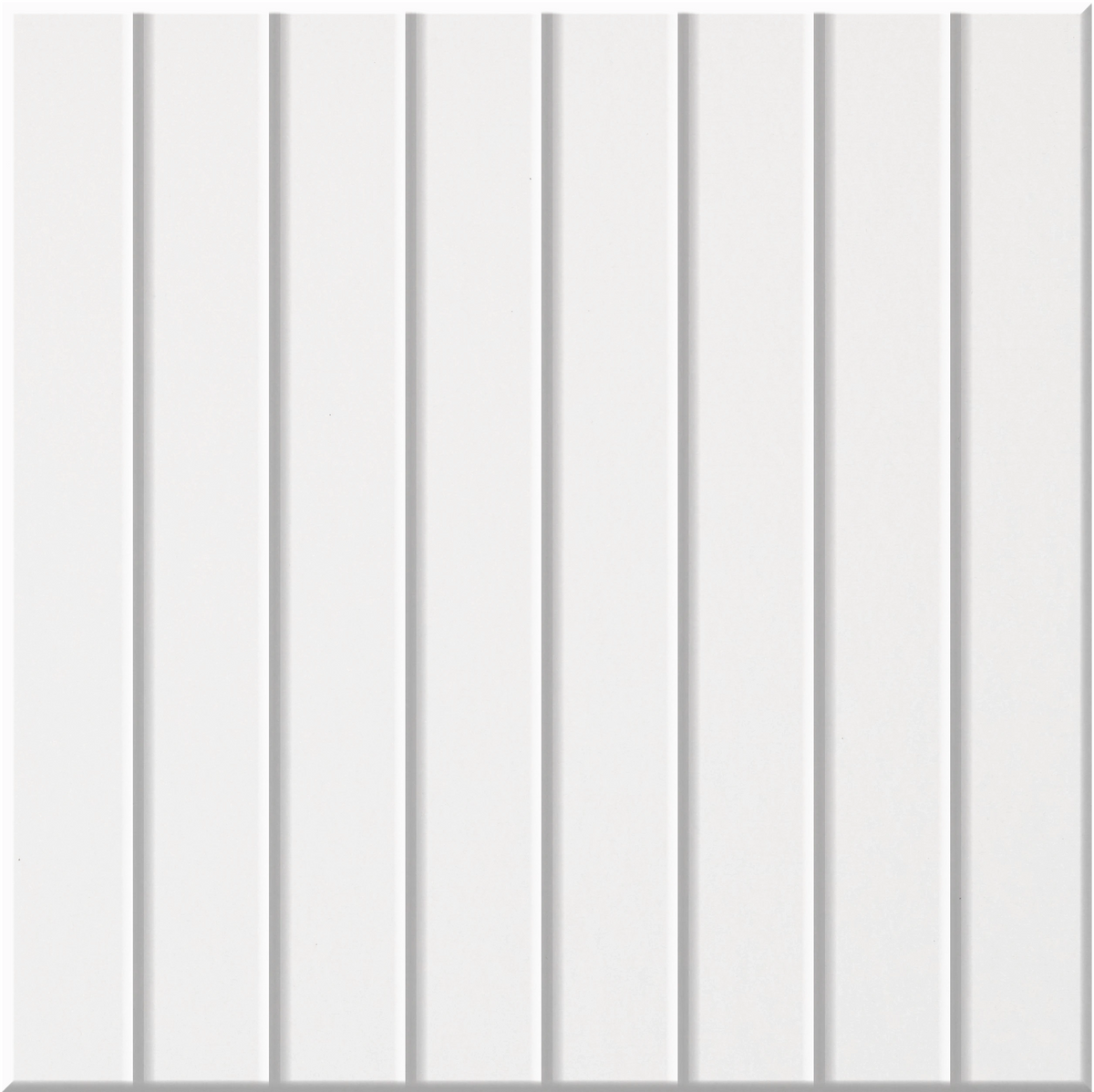 Zinc 9mm Engraved Parallel felt sample with straight vertical grooves