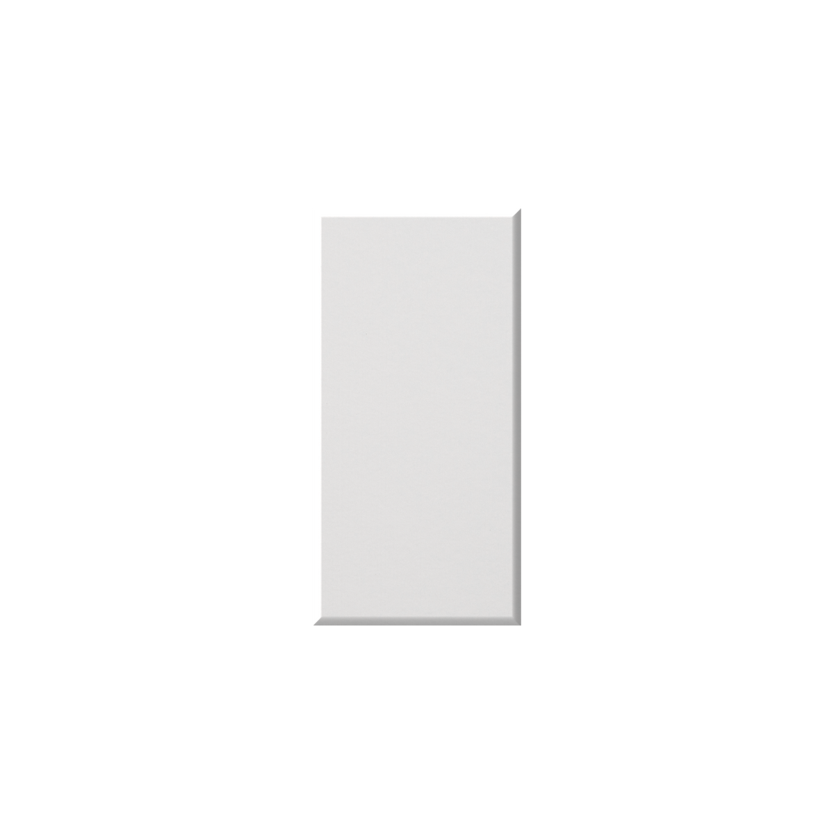 A minimalist, abstract rectangular product in a light gray and white color scheme, centered on a solid white background.