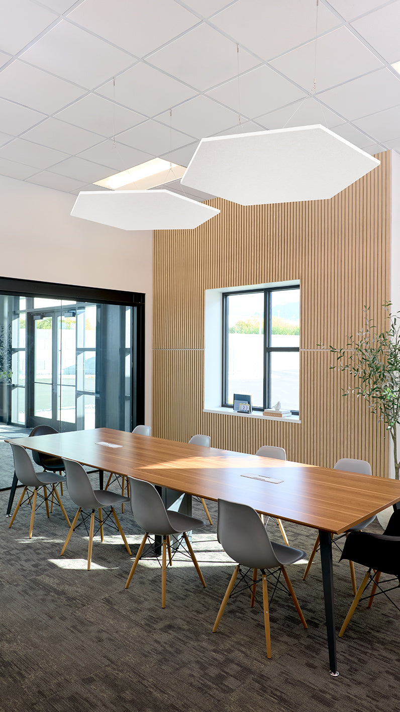 Flat Hexagon Cloud Baffles