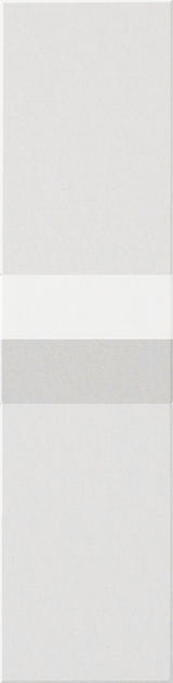 Rectangular tiles in white and gray tones stacked vertically showing color variations.