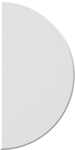 Zinc Large Half Circle