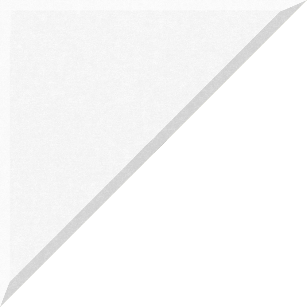 Small 90 degree triangle in zinc