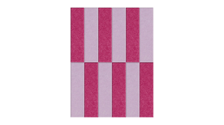 Annika Stripes Raspberry Felt Right Design