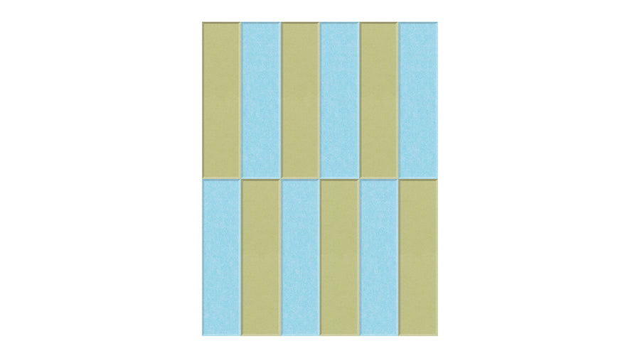 Annika Stripes Aloe Felt Right Design