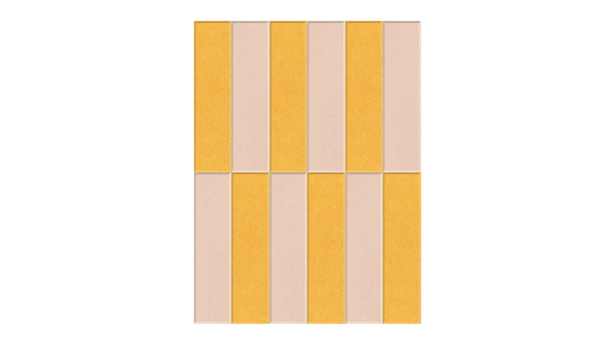 Annika Stripes Mustard Felt Right Design